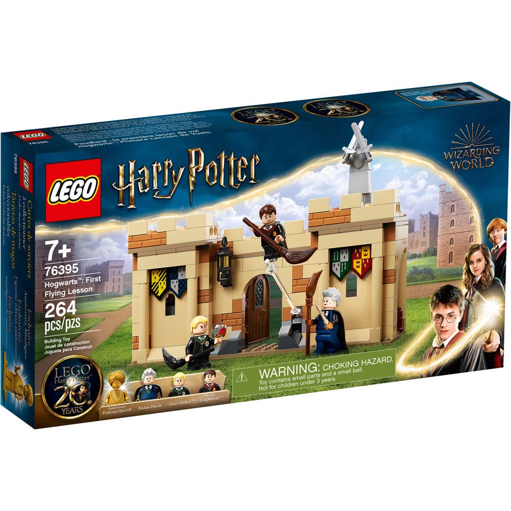 LEGO Harry Potter Hogwarts: First Flying Lesson 76395 Building Kit (264 Pieces)