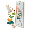 PlanToys® Mini Golf Set for Kids Wooden Game with 2 Putters, Balls & Target