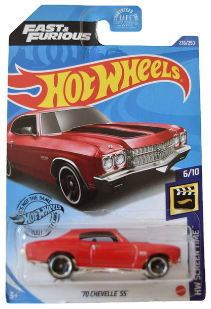 Hot Wheels '70 Chevelle SS, [red] 236/250 Screen Time 6/10