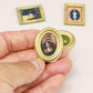 Miniature Photo Frame, Dollhouse Miniature Oil Painting, Mini Hanging Pictures, 1/12 Scale Oil Photo Frame, for Dollhouse Miniature, DIY Decortion
