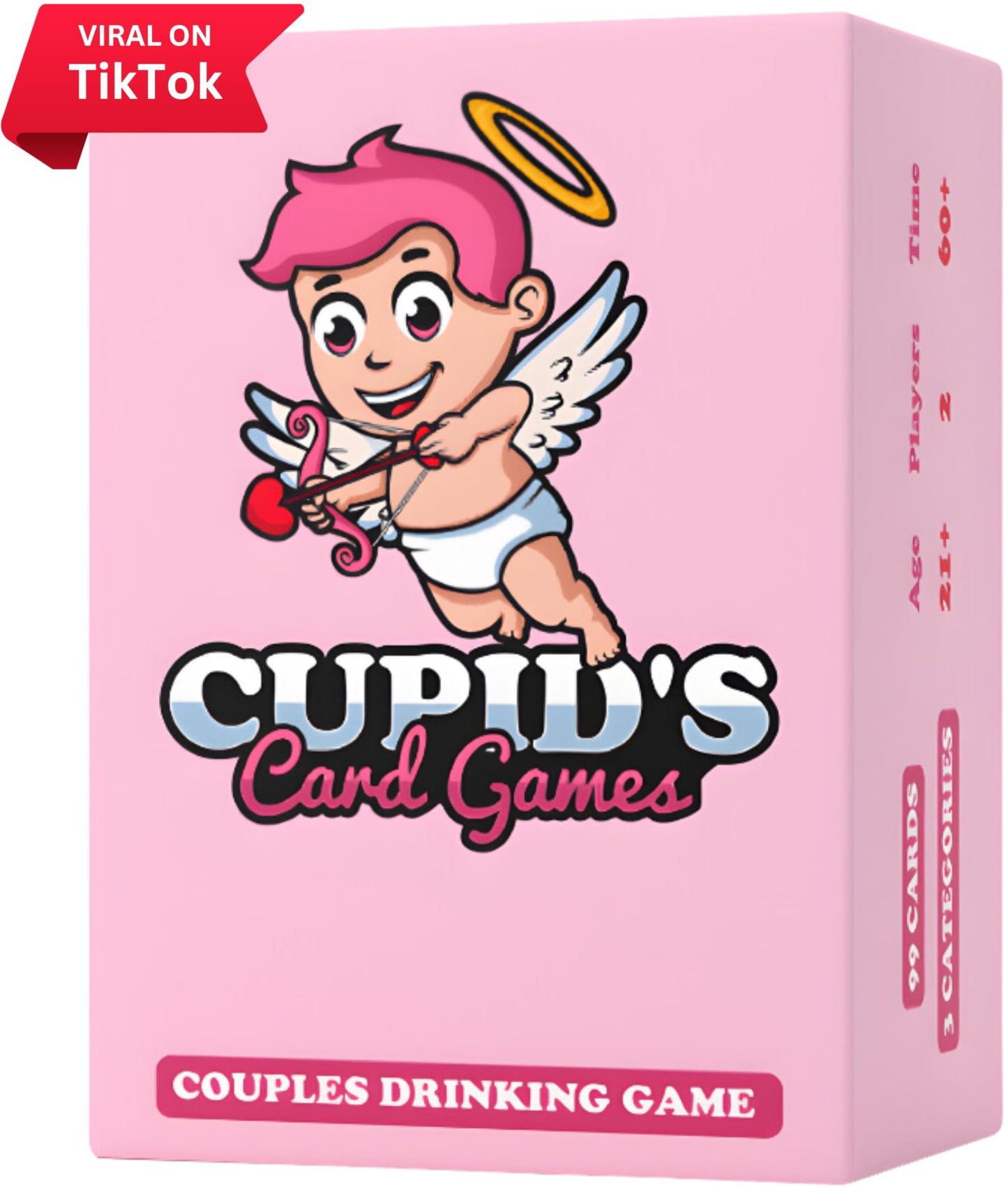 Cupid's Card Games - Couples Drinking Game for Adult Only Date Nights - Bedroom Game for Couples for Boyfriend & Girlfriend - Valentine’s Day Gift