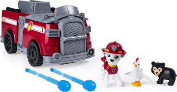 Paw Patrol, Marshall’s Ride ‘N’ Rescue, Transforming 2-in-1 Playset & Fire Truck, for Kids Aged 3 & Up