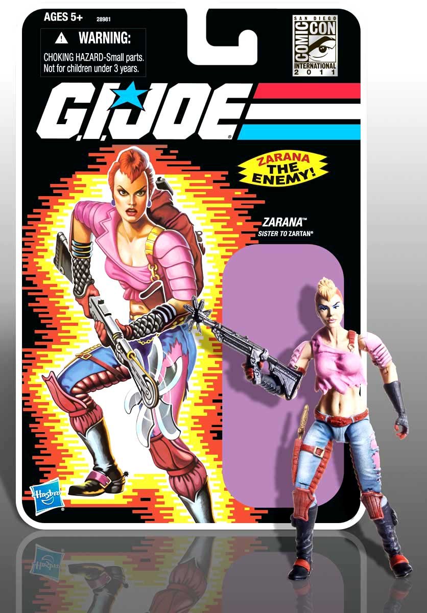 Hasbro G.I. Joe SDCC 2011 San Diego ComicCon Exclusive Action Figure Zarana