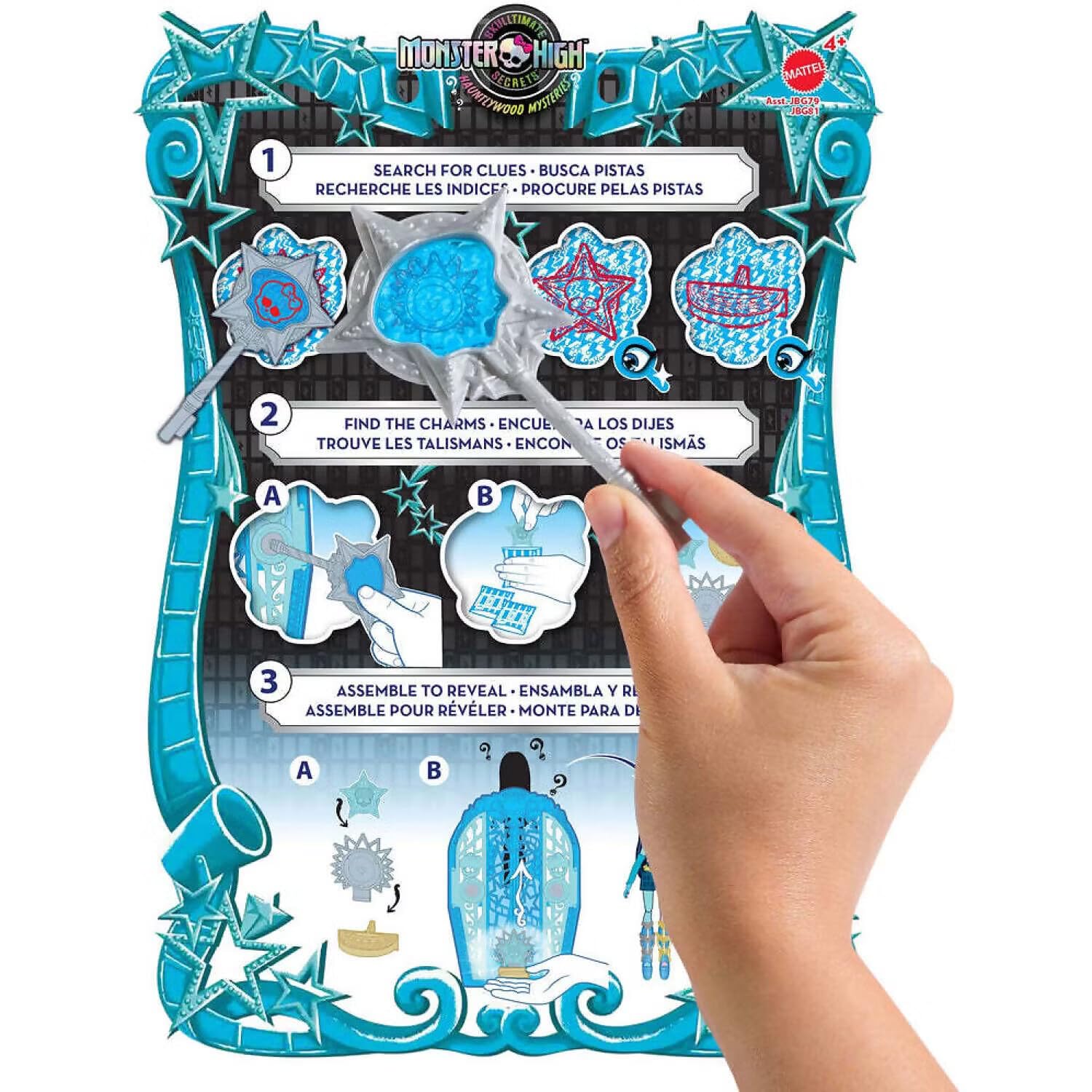 Monster High Skulltimate Secrets Doll and Accessories Set, Hauntlywood Mysteries Frankie Stein with Reveal Closet & 19+ Glam Surprises Like Doll
