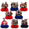 8Pcs Wresting Table Centerpiece Birthday Party Supplies Table Decorations for Wresting Themed Party Decorations