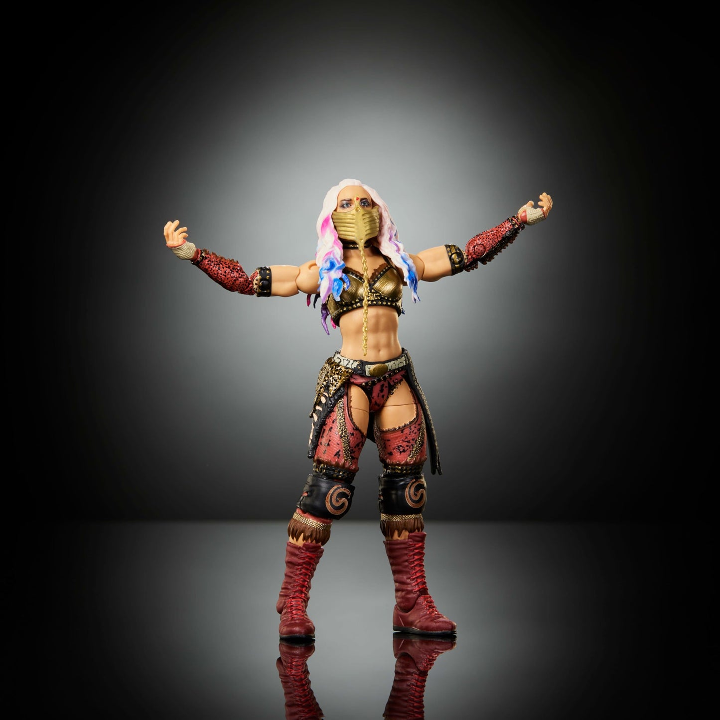 Mattel WWE Elite Action Figure & Accessories, Series #125 Set, 6-inch Collectible Giulia with 25 Articulation Points & Swappable Hands