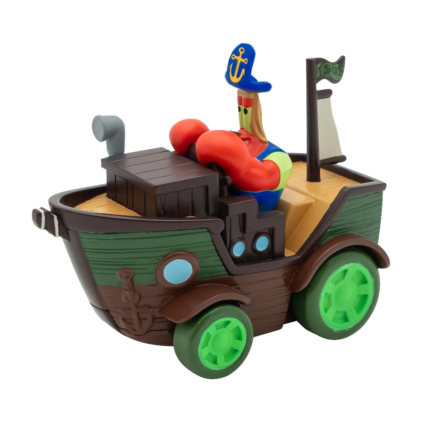 SPONGEBOB SQUAREPANTS Movie: The Search for Squarepants Bikini Bottom Boaters | 3 Exclusive Movie-Styled Rev-Up Racers with Spongebob, Gary & Mr