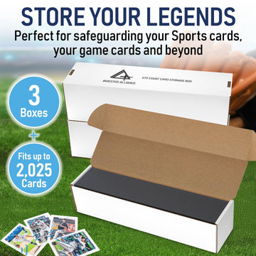 Premium Trading Card Box Storage For Sports, Baseball, Football, Basketball, MTG & TCG Collector | Baseball Card Storage Boxes & Organizer For Magic