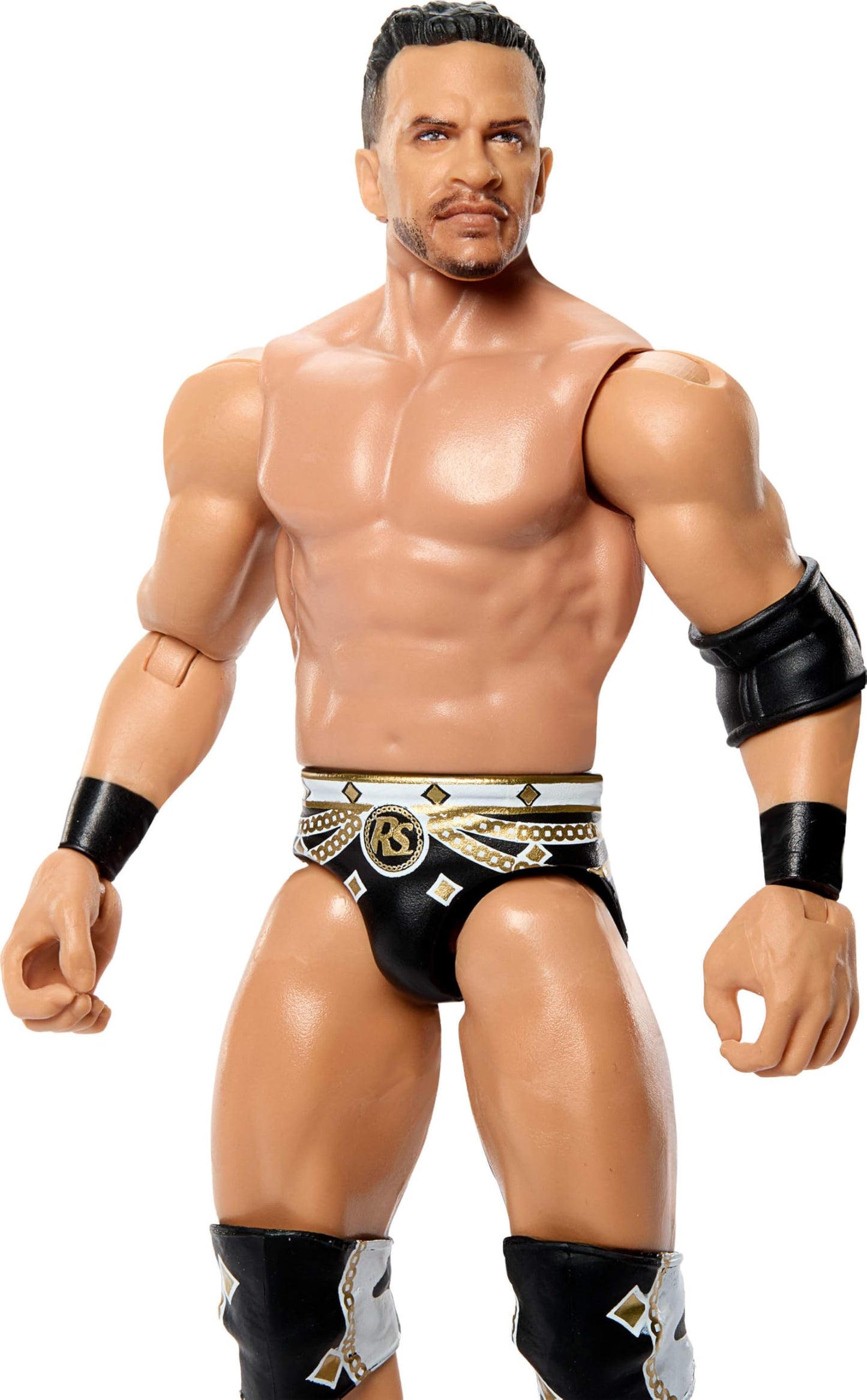 Mattel WWE Ricky Saints Action Figure, Main Event Series #164, 6-inch Collectible Superstar with 14 Articulation Points & Life-Like Look