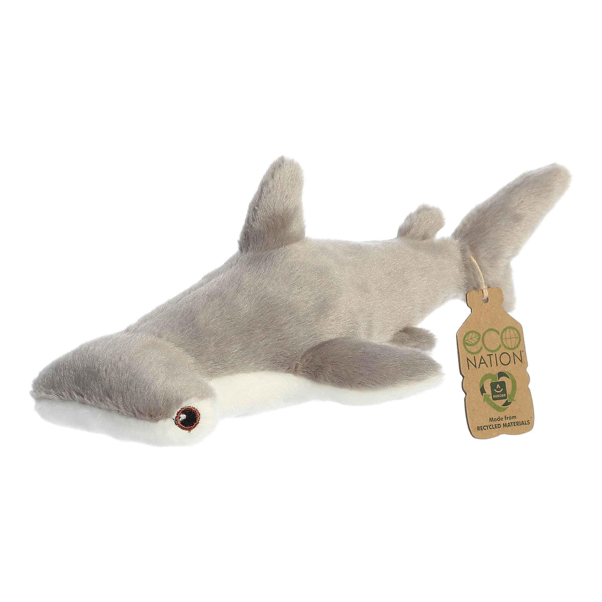 Aurora Eco Nation Eco Softies 10" Hammerhead Shark Stuffed Animal
