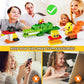 burgkidz Animal Building Toys for Toddlers 3-5, Jumbo 135Pcs Building Blocks, Creative Take Apart Puzzle with Storage Bucket, Compatible with Major