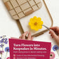 Microfleur Flower Preservation Press Kit, Portable Quick & Easy for Pressed Flowers, Craft Flower Press Kit, Pressing Dry Bouquet & Leaf, Washable