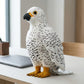 BABY FRANKIEZHOU Simulation White Gyrfalcon Bird Soft Stuffed Plush Toy|Super Falcons Dolls Cute Lifelike Model Gifts|Perfect for Science