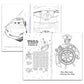 24 Pack Small Coloring Book Bundle - Assorted Titles