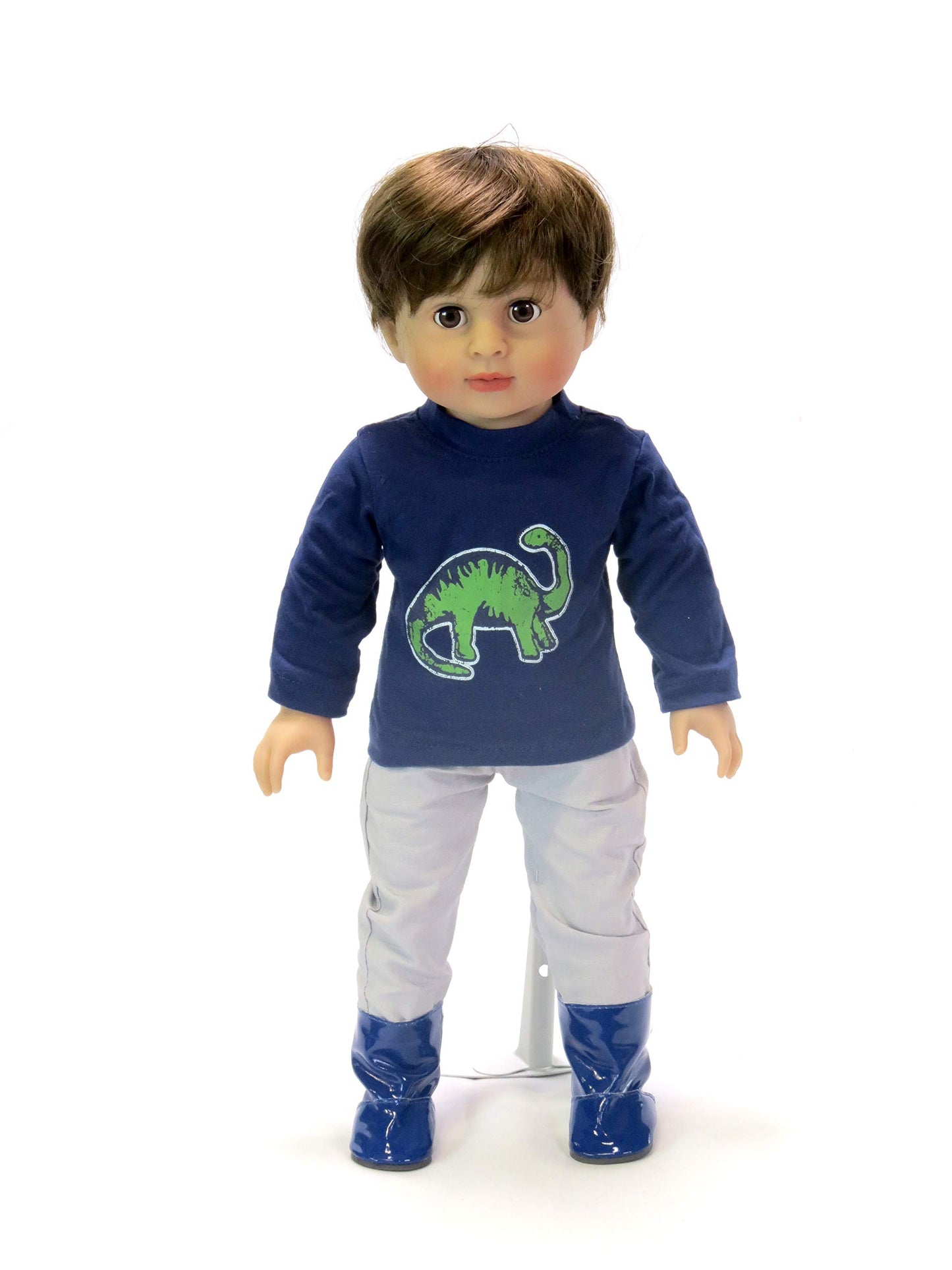 American Fashion World Dinosaur Raincoat Set for 18-Inch Dolls | Premium Quality & Trendy Design | Dolls Clothes | Outfit Fashions for Dolls