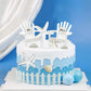 Beach Cake Topper Wedding Cake Topper Wooden Adirondack Miniature Beach Chair Mini Doll Furniture Top Decoration for Dollhouse Wedding Anniversary