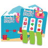 Big Dot of Happiness Tropical Christmas - Beach Santa Holiday Party Game Pickle Cards - Pull Tabs 3-in-a-Row - Set of 12