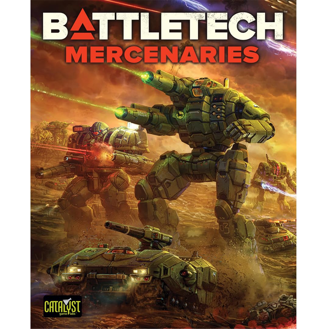 BattleTech Mercenaries Box Set by Catalyst Game Labs | 8 BattleMechs, 4 Vehicles, Rules, and Campaign | Combined Arms Expansion for Tabletop Wargaming