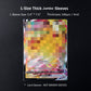 Rieton Jumbo Card Sleeves Size L -5.4'' x 7.4'', 100 Micron Exact Fit Sleeves for Jumbo Cards L (100 Pack)
