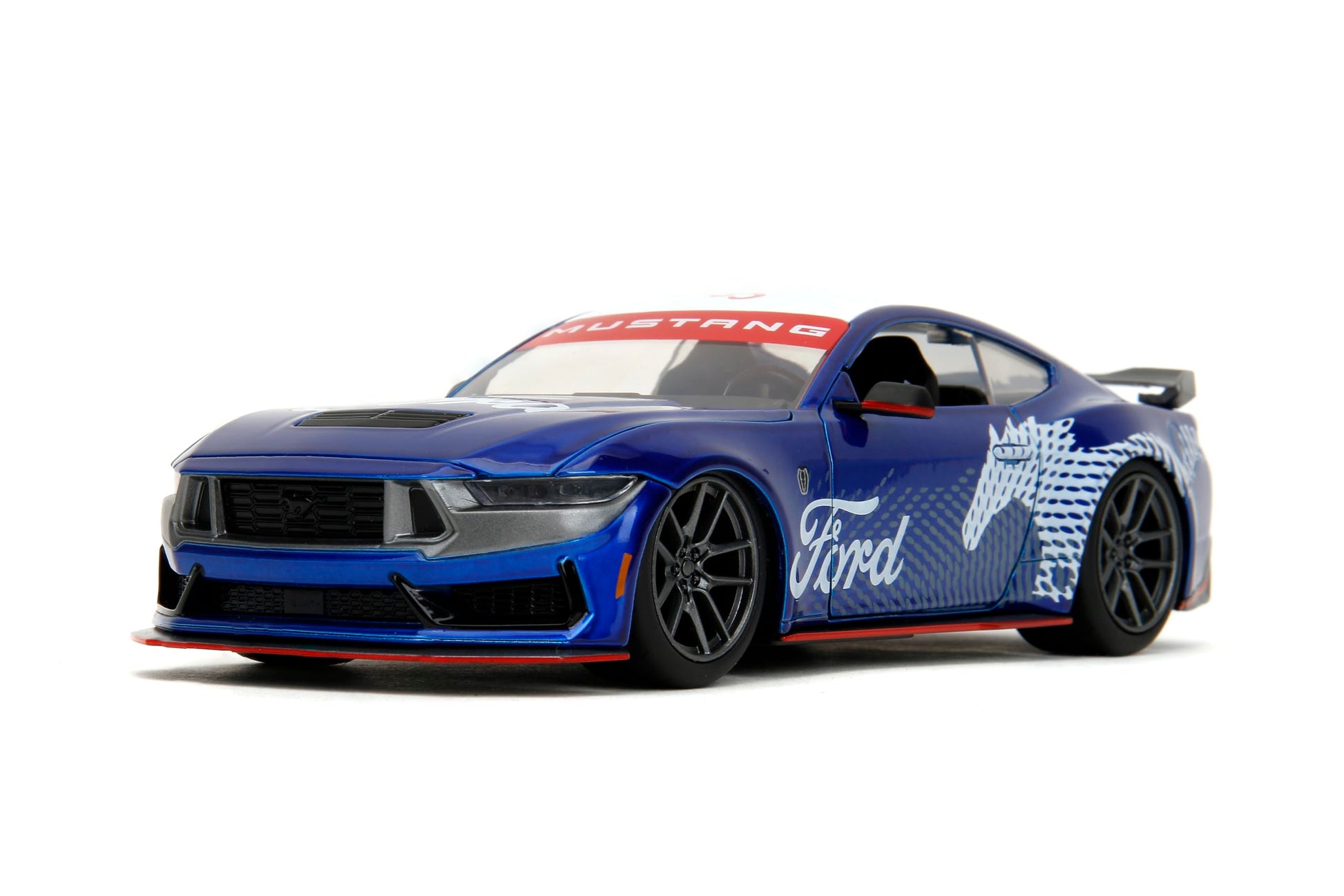 Jada Toys Bigtime Muscle 1:24 2024 Ford Mustang GT Dark Horse Die-Cast Car, Toys for Kids and Adults