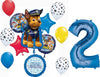 Paw Pups on Patrol 2nd Birthday Party Supplies Chase 13pc Balloons