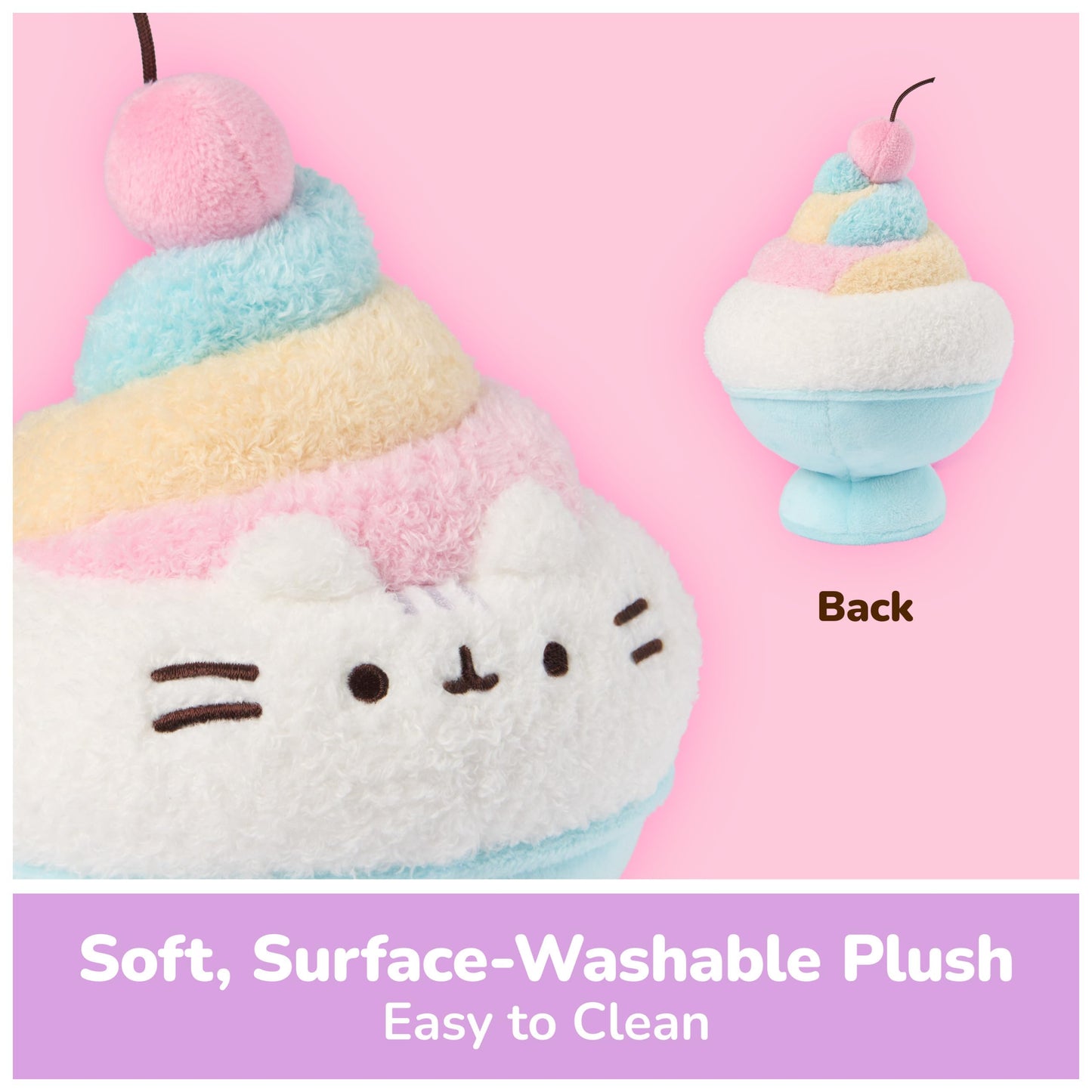 GUND Pusheen Shaved Ice 6-Inch Plush Toy for Ages 8+