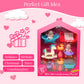 Mini Baby Doll Set, Small Baby Doll Playset with Mini Doll Accessories & 5 inch Doll Furniture, Mini Dolls for Girls, Small Dolls for Girls, Mini Baby