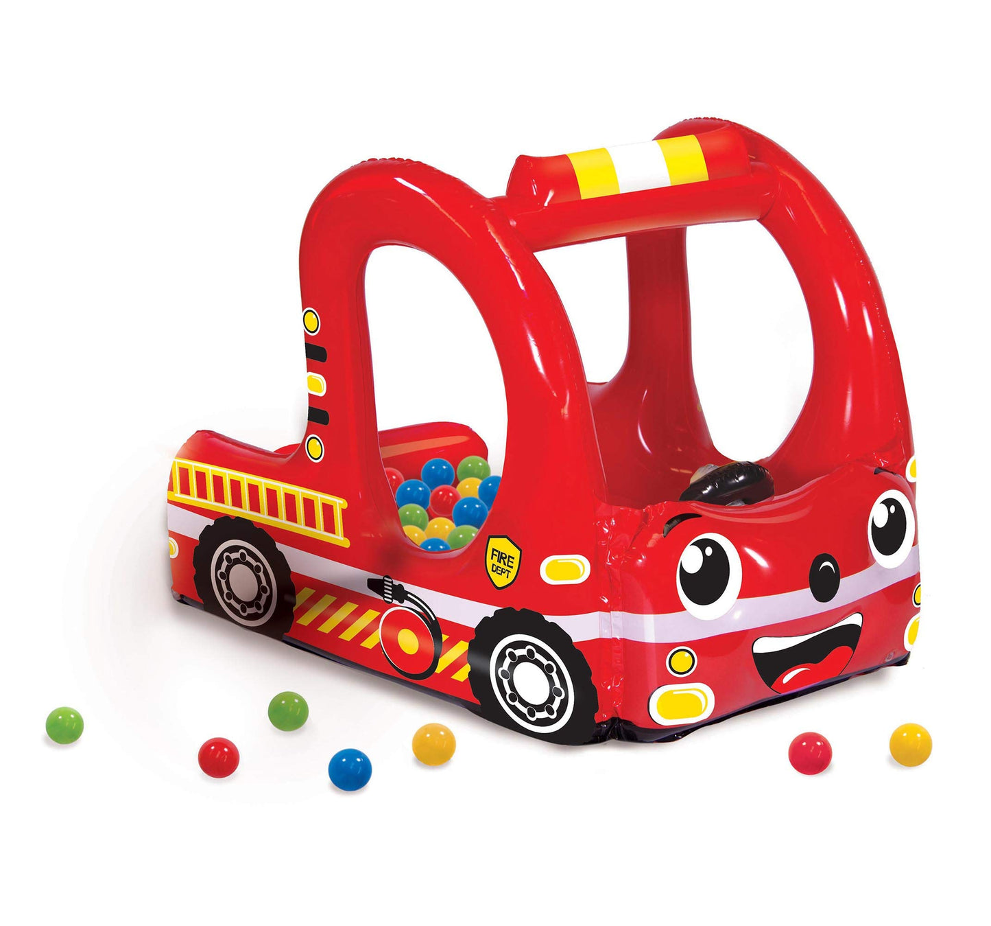 Banzai Rescue Fire Team Play Center Ball Pit with 20 Balls, Toy