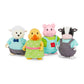 Li’l Woodzeez Farm Set, 4 Posable Animal Toy Figures, Friendz Club