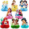 8Pcs Princess Table Centerpieces Birthday Party Supplies Double Side Table Decorations for Princess Themed Party Decorations