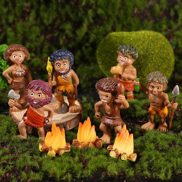 3-Pack Miniature Campfire Models - Resin Fake Fire for Dollhouse Ornaments, Halloween Decorations, and Micro Landscapes - Handcrafted Mini Fire Beads