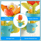 Interactive Bath Toys for Toddlers 1-3 Toys with Flower and Watering Can