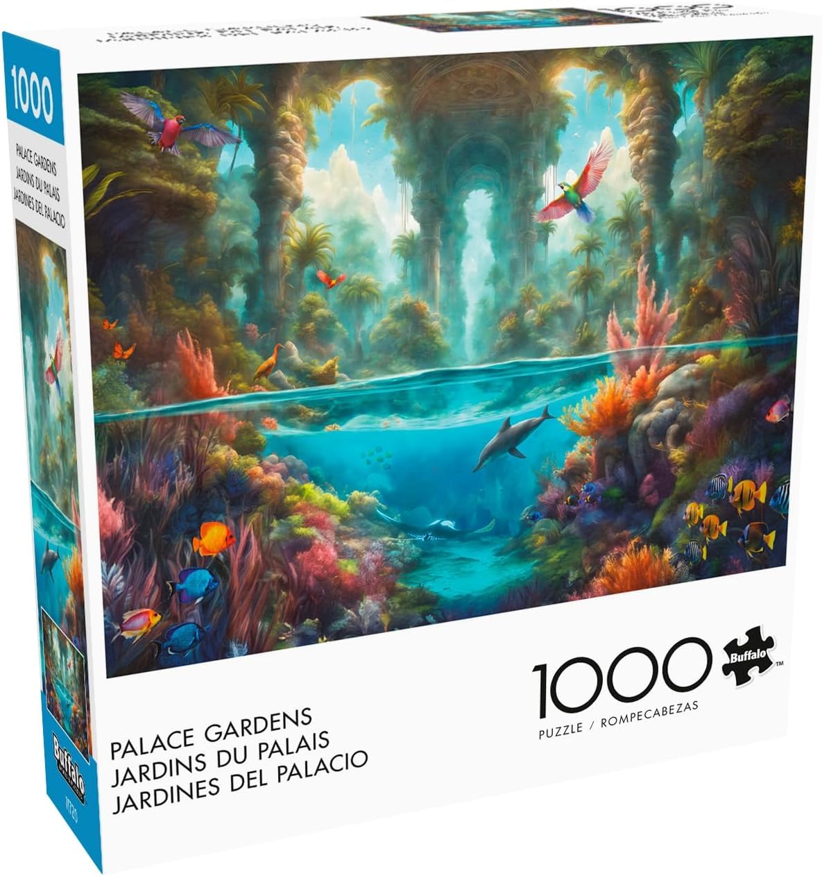 Buffalo Games - Palace Gardens - 1000 Piece Jigsaw Puzzle for Adults
