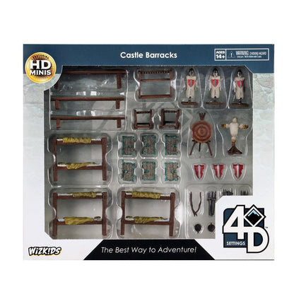 WizKids Warlock Tiles: Accessory - 4D Settings Castle Barracks