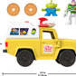 Fisher-Price Imaginext Disney and Pixar Toy Story Pizza Planet Truck with 3-inch Buzz Lightyear & Alien Friend Action Figures, Toy Vehicle & Pizza