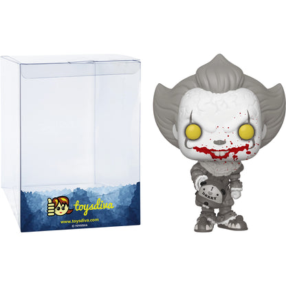 Pennywi s e [with Beaver Hat] (f.y.e. Exc): Fun ko P o p ! Movies Vinyl Figurine Bundle with 1 Compatible 'ToysDiva' Graphic Protector (830-40055 - B)