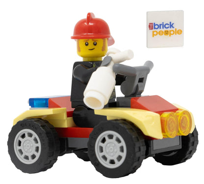 LEGO City: Fireman Clemmons Minifigure with Fire Quad