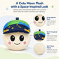 Lithosync 8.67Inch Artemis 2 Rise Plush Toy, Artemis II Moon Mission Stuffed Animal with Embroidered Starry Hat, Cute Space Mascot Pillow, Collectible