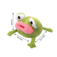 CAZOYEE Soft Frog Plushies Gifts for Girls Boys, Frog Snuggly Hugging Pillow, Cuddly Stuffed Animals Decoration,10"