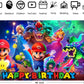 Wall Decor Backdrop for Birthday Decorations Kids Birthday Party Supplies (5x3ft)
