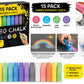 Jumbo Multicolor Outdoor Sidewalk Chalk - 15 Piece Washable Premium Set