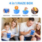 Money Maze Puzzle Boxes Blue, Money Gift Boxes for Cash Pop Up, Money Puzzle Box for Cash Gift Kids Adults