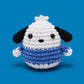 The Woobles Hello Kitty Crochet Kit - Beginners Wooble Crochet Animal Kit Crafts with Easy Peasy Yarn as seen on Shark Tank - with Step-by-Step Video