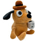 Tavashome This is Fine Dog Plush, 11" inches Sized, Funny Coffee Drinking Dog Stuffed Animal Action Figures Soft Dolls Meme Plushies, Xmas Birthday