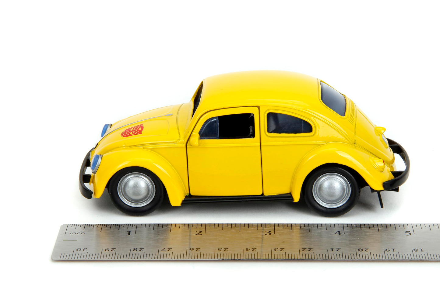 Jada Transformers 1:32 G1 Bumblebee Volkswagen Beetle Die-Cast Car, Toys for Kids and Adults