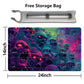 CHUNBAI MTG Playmat 24x14 Inch | Optional Game Zone Layout | Non-Slip Rubber Base | Stitched Edges | Includes Free Storage Bag | for TCG, Board Games