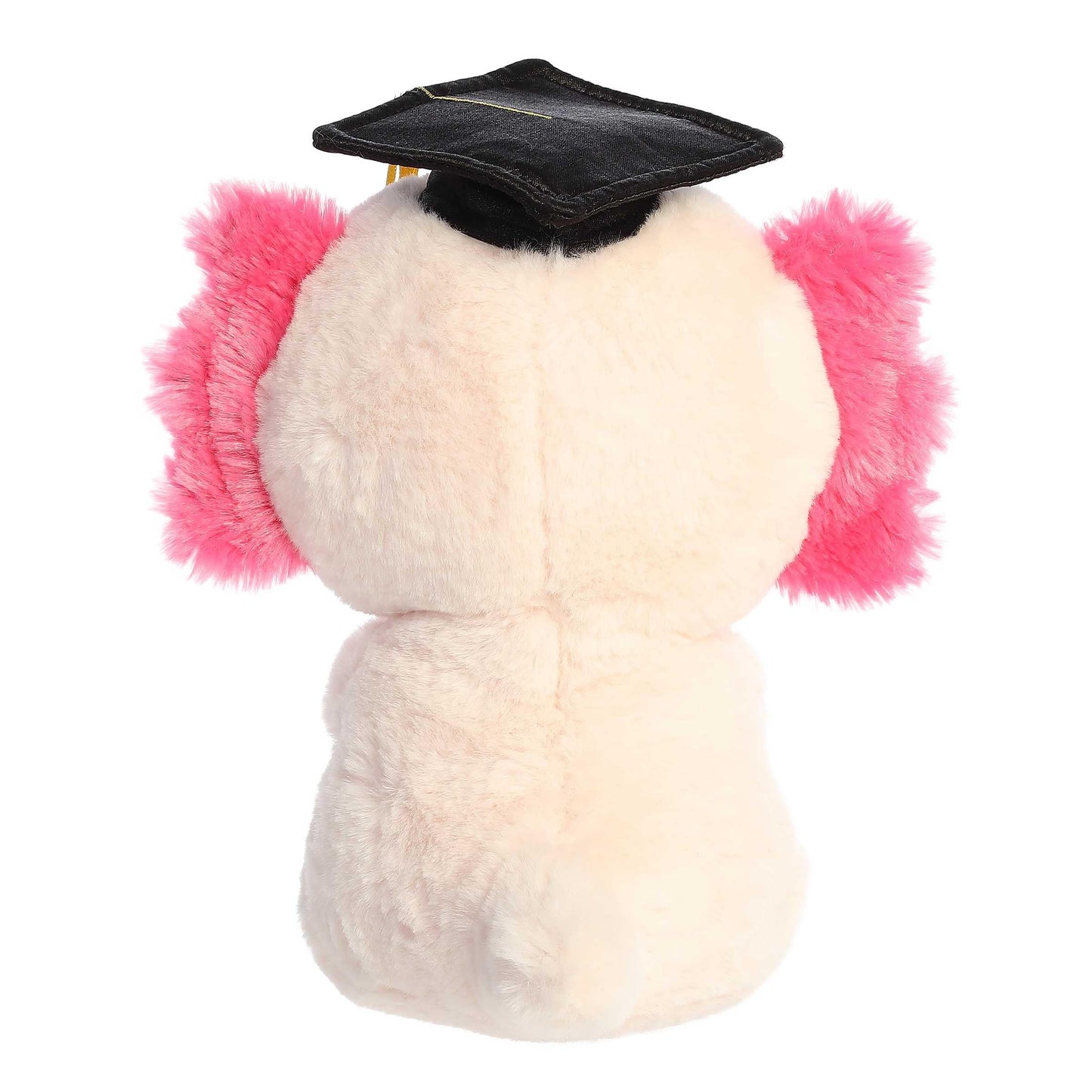 Aurora® Commemorative Graduation Excel Axolotl™ Stuffed Animal - Soft Keepsake for Graduates - A Gift of Affection to Express Congratulations - Pink