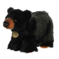 Aurora® Adorable Miyoni® Tots Black Bear Cub Stuffed Animal - Lifelike Details Make a Cherished Companion - Perfect for Decorating Bedrooms or