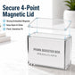 Booster Box Acrylic Case, Rounded Edge 8mm + 5mm Thick Clear Booster Box Protector for PKMN TCG | Magnetic Lid, UV Blocking & Dust Proof Display Case