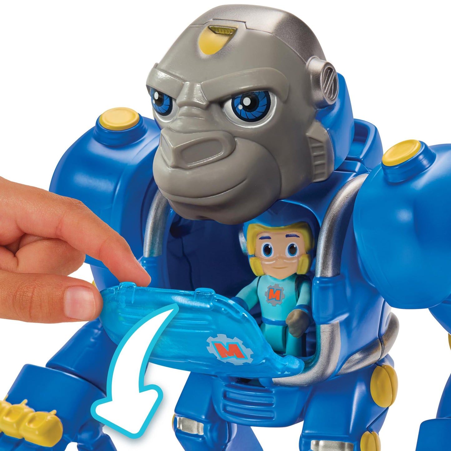 Team Mekbots: Animal Rescue Gorilla Mek with Mateo by Playmates Toys